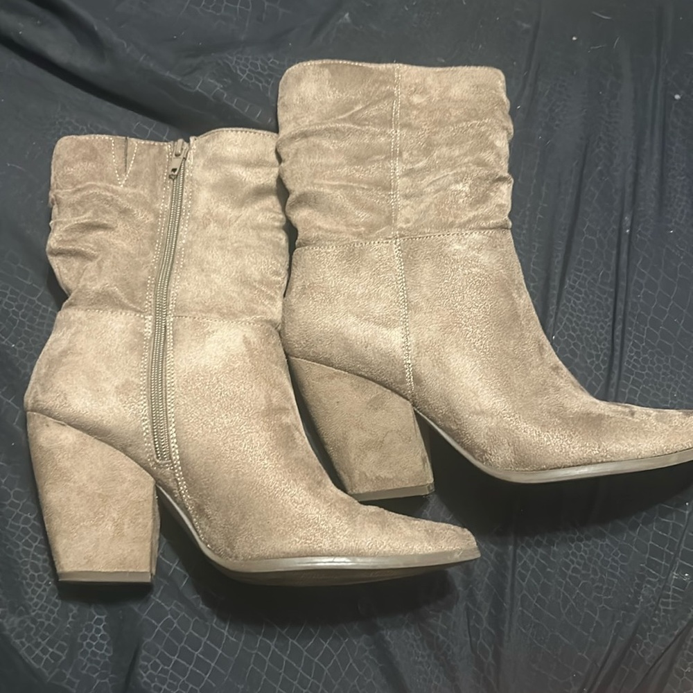 Suede Booties From Pink Lily - image 1